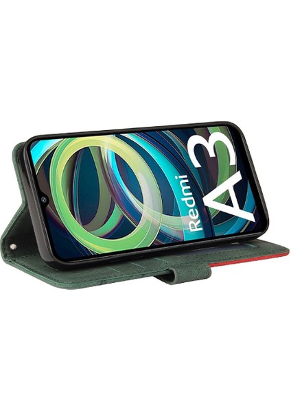 Xiaomi Redmi A3 Için Flip Case Pu Deri Flip Folio Kılıf Kickstand ile (Yurt Dışından) fırsatları