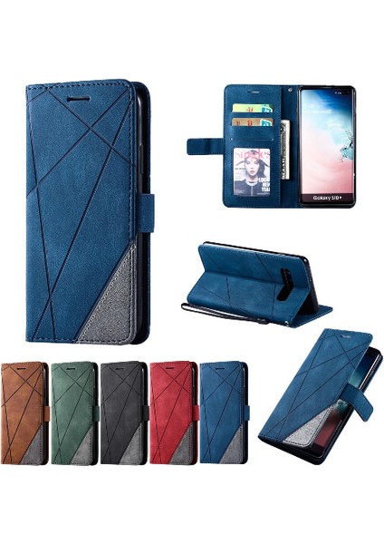 Samsung Galaxy S10 Artı Cüzdan Flip Folio Manyetik Darbeye Pu (Yurt Dışından)