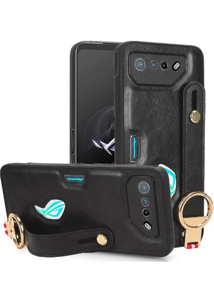 Asus Rog Telefon 7 Premium Pu Deri Kolaylık Bilek Kayışı Için Kılıf (Yurt Dışından)
