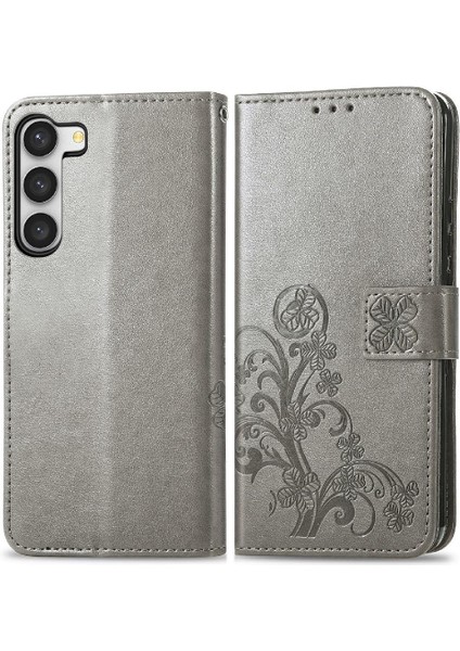 Samsung Galaxy S23 Artı Dört Yapraklı Yonca Flip Kapak Zarif (Yurt Dışından) modelleri