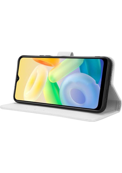 Vıvo Y16 Kapak Manyetik Cüzdan Kart Tutucu Kickstand Için Kılıf (Yurt Dışından)