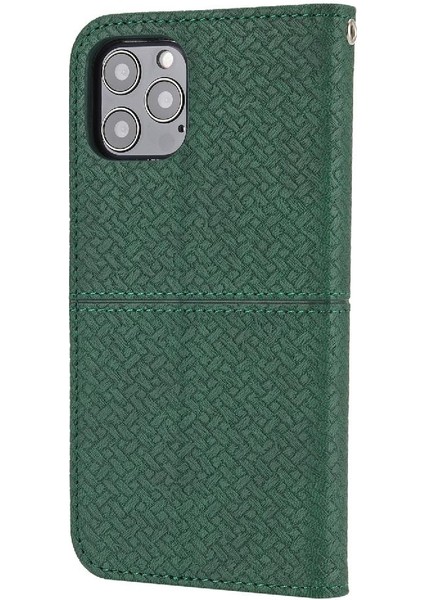 IPhone 13 Için Kılıf Pro Max Kredi Kartı Tutucu Pu Deri Kapak El Cüzdan (Yurt Dışından)