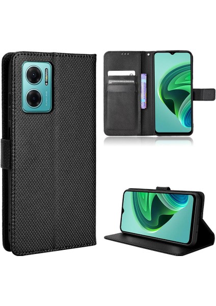 Xiaomi Redmi Not 11E Manyetik Cüzdan Kickstand Kart Tutucu Kapak (Yurt Dışından)