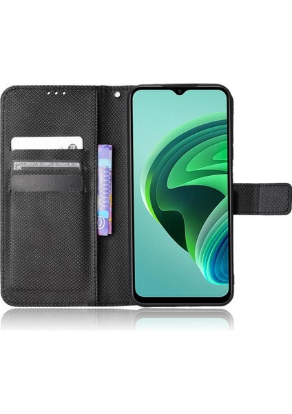 Xiaomi Redmi Not 11E Manyetik Cüzdan Kickstand Kart Tutucu Kapak (Yurt Dışından)