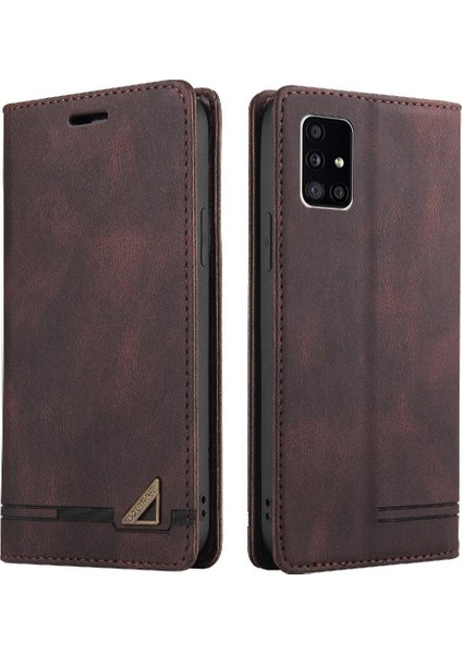 Samsung Galaxy A71 5g Premium Deri Iki Kart Yuvaları Premium (Yurt Dışından)