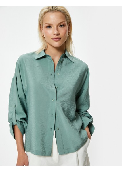 Saten Gömlek Uzun Kollu Dokulu Viskoz Kumaş fiyatları