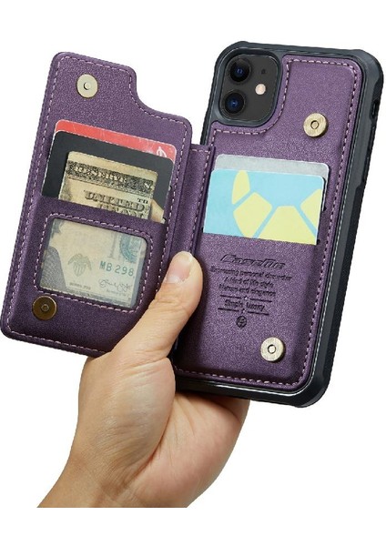 IPhone 11 Kart Tutucu Pu Deri Rfıd Engelleme Için Caseme Cüzdan Kılıf (Yurt Dışından) modelleri