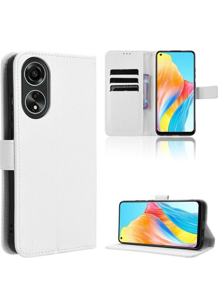 Oppo A78 4g Kickstand Manyetik Cüzdan Kart Tutucu Kapak Için Kılıf (Yurt Dışından)