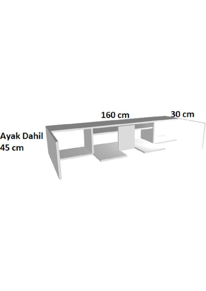 Tavolo 2 Tv Mdf Tv Ünitesi fırsatları
