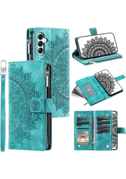 Samsung Galaxy A24 4g Alüminyum Metal Logo Karbon Fiber Pu ile Kılıf (Yurt Dışından)