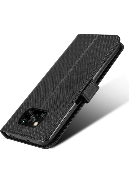 Xiaomi Poco X3 Nfc Kickstand Manyetik Cüzdan Kart Tutucu Kapak Için Kılıf (Yurt Dışından)
