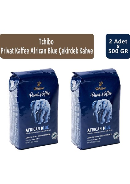 Privat African Blue Filtre Kahve 500 gr x 2 Adet