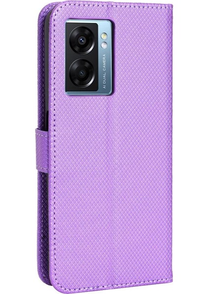 Oppo A57 5g Kickstand Manyetik Cüzdan Kart Tutucu Kapak Için Kılıf (Yurt Dışından)