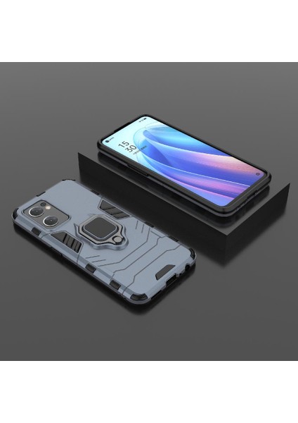 Oppo Oppo 7 5g Için Kılıf Kickstand Askeri Damla Koruma Darbeye Halka (Yurt Dışından)