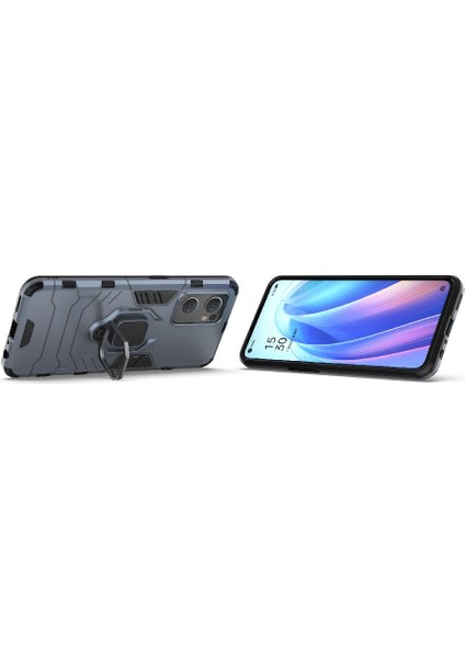Oppo Oppo 7 5g Için Kılıf Kickstand Askeri Damla Koruma Darbeye Halka (Yurt Dışından)