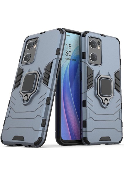 Oppo Oppo 7 5g Için Kılıf Kickstand Askeri Damla Koruma Darbeye Halka (Yurt Dışından)