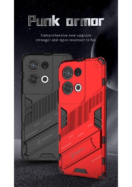 Oppo Oppo 8 Pro 5g Koruyucu Kapak Için Kılıf Kickstand Sağlam Askeri (Yurt Dışından)