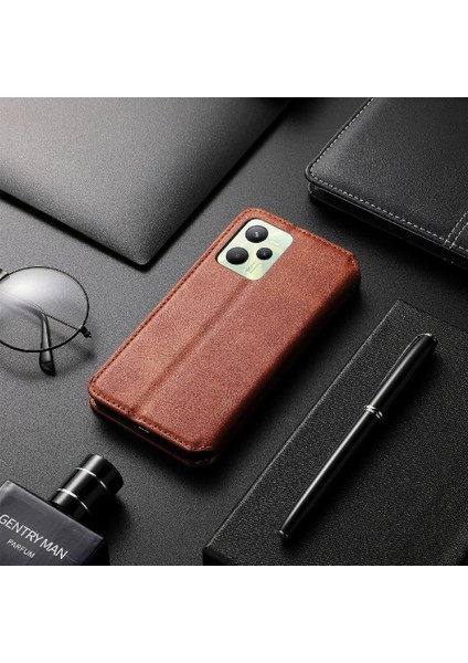 Oppo Realme C35 Flip Kapak Cüzdan Fonksiyonu Zarif Iş Için Kılıf (Yurt Dışından) fırsatları