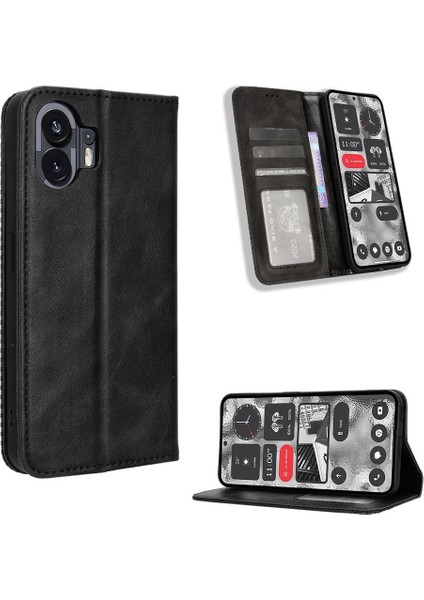 Nothing Kılıf Telefon 2 Pu Deri Manyetik Kapatma Cüzdan (Yurt Dışından) modelleri