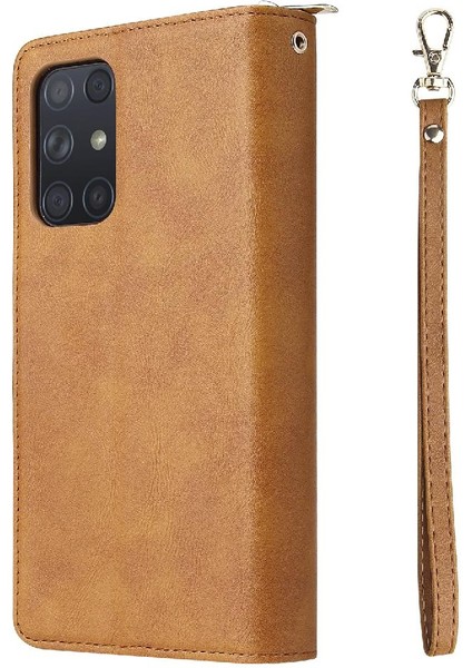 Samsung Galaxy A72 5g Için Kılıf El Kayışı Kart Tutucu Kılıf ile Kapak Çevirin (Yurt Dışından) indirimleri