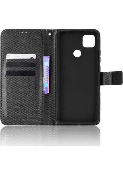 Xiaomi Redmi 10A Manyetik Cüzdan Kapak Kart Tutucu Kickstand Için Kılıf (Yurt Dışından)