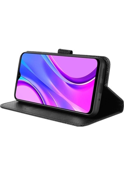Xiaomi Redmi 10A Manyetik Cüzdan Kapak Kart Tutucu Kickstand Için Kılıf (Yurt Dışından)