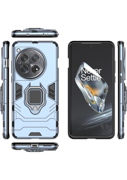 Oneplus 12 5g Için Kılıf 360 &deg; Dönen Halka Darbeye Kapak Kickstand Damla (Yurt Dışından) modelleri