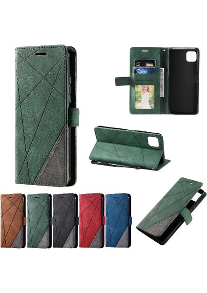 Samsung Galaxy A22 5g Pu Deri Cüzdan Flip Folio Darbeye (Yurt Dışından)