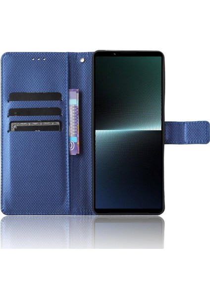 Sony Xperia 1 V Manyetik Cüzdan Kapak Için Kılıf Kickstand Kart Tutucu (Yurt Dışından)