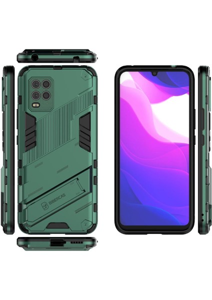 Xiaomi 10 Lite 5g Sağlam Askeri Kickstand Koruyucu Kapak (Yurt Dışından)