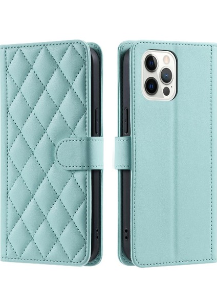 Iphone 12 Için Telefon Kılıfı Pro Max Manyetik El Kayışı Flip Folio Cüzdan (Yurt Dışından)