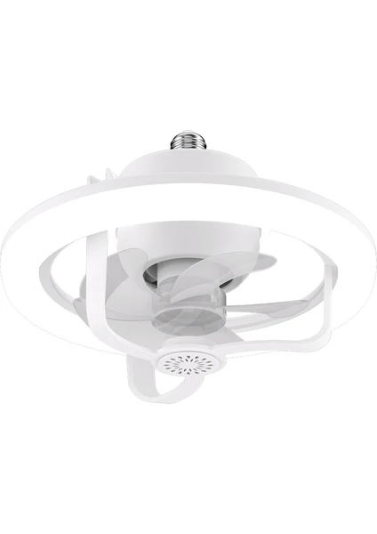 Uzaktan Kumandalı 50W LED Fan Işığı E27 Hareketli Kafa (Yurt Dışından)