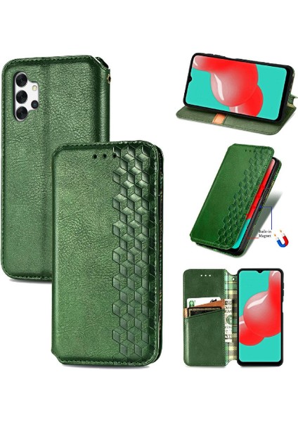 Samsung Galaxy A32 5g Için Kılıf Deri Kılıf Cüzdan Fonksiyonu Zarif (Yurt Dışından)