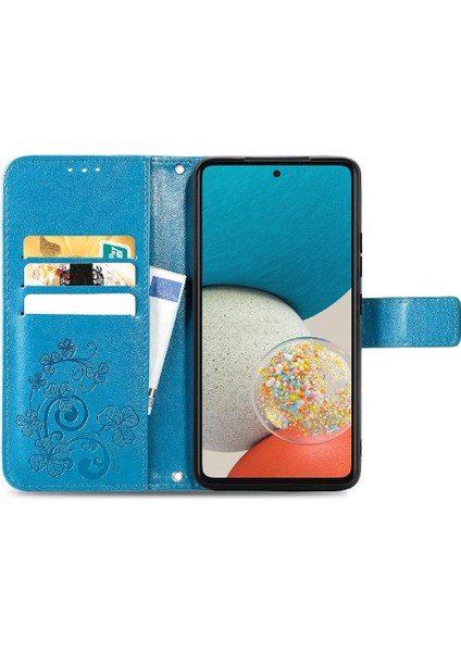 Samsung Galaxy A73 5g Dört Yapraklı Yonca Flip Kapak Zarif Kısa (Yurt Dışından) indirimleri