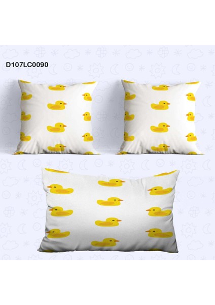 Çocuk Yastik Kılıf ve Kırlent Kılıfı Çift Tarafı Baskılı