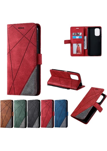 Xiaomi Poco F3 Pu Deri Manyetik Cüzdan Flip Folio Kart Tutucu (Yurt Dışından)