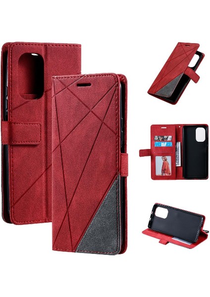 Xiaomi Poco F3 Pu Deri Manyetik Cüzdan Flip Folio Kart Tutucu (Yurt Dışından)
