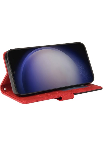 Samsung Galaxy S24 Artı Pu Deri Flip Folio Kılıf Kart Yuvası ile (Yurt Dışından) modelleri