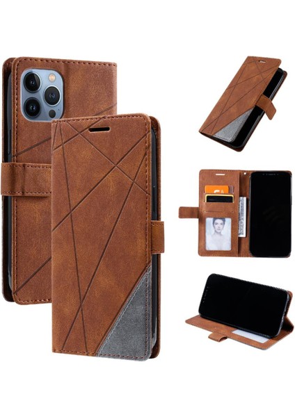 IPhone 15 Için Kılıf Pro Kart Tutucu Kickstand Pu Deri Darbeye Cüzdan (Yurt Dışından)