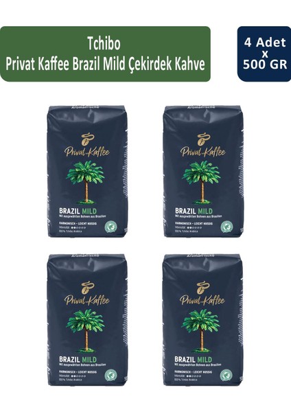 Privat Brazil Mild Filtre Kahve 500 gr x 4 Adet indirimleri