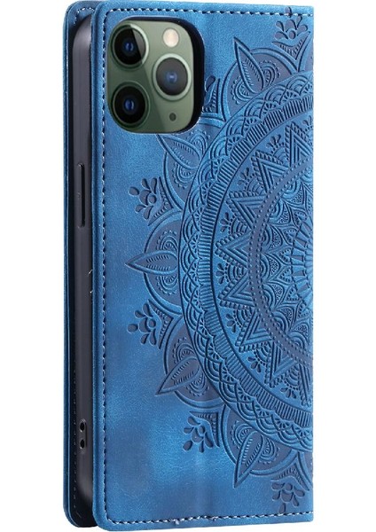 IPhone 11 Için Kılıf Pro Max Kart Ekleme Pu Deri Tam Koruma (Yurt Dışından)