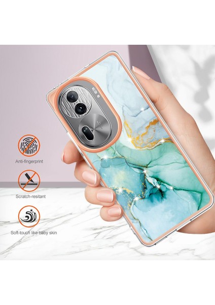 Oppo Oppo 11 Pro 5g Için Kılıf Ince Tpu Mermer Desen Koruma Yumuşak Tampon (Yurt Dışından)