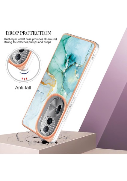 Oppo Oppo 11 Pro 5g Için Kılıf Ince Tpu Mermer Desen Koruma Yumuşak Tampon (Yurt Dışından)