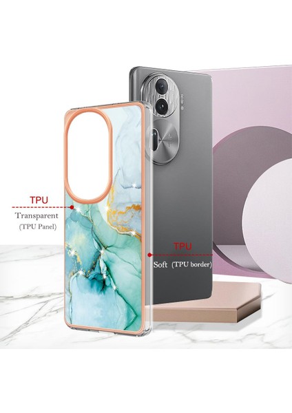 Oppo Oppo 11 Pro 5g Için Kılıf Ince Tpu Mermer Desen Koruma Yumuşak Tampon (Yurt Dışından)