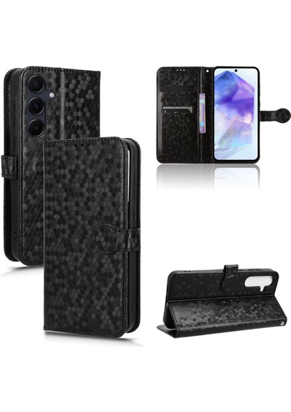 Samsung Galaxy Case 5g Geometrik Desen Manyetik Toka Deri (Yurt Dışından) modelleri