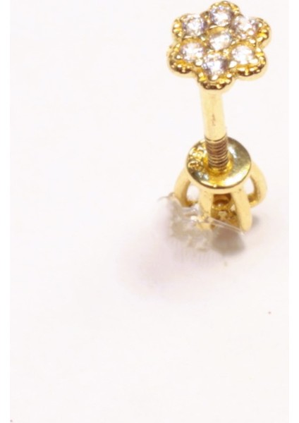 14 Ayar Altın Piercing Tragus Küpe