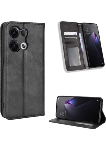 Oppo Oppo 8 Pro 5g Cüzdan Manyetik Kapatma Pu Deri Kılıf (Yurt Dışından)