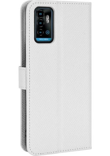 Zte Blade A71 Kapak Manyetik Cüzdan Kickstand Kart Tutucu (Yurt Dışından)