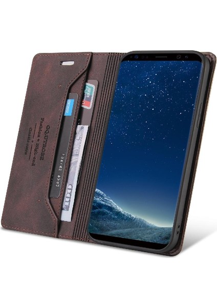 Samsung Galaxy S8 Artı Premium Deri Kickstand Premium Iki (Yurt Dışından)