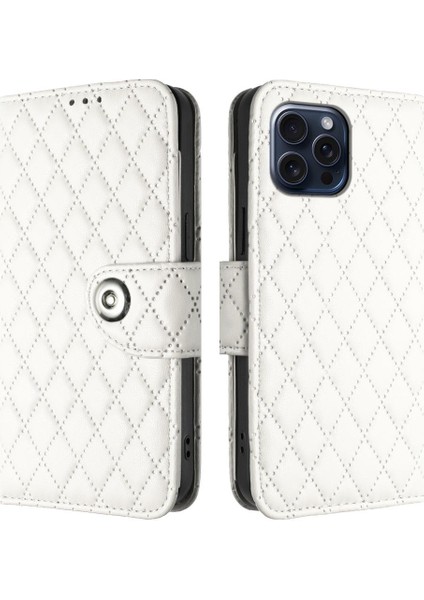 IPhone 15 Için Kılıf Pro Bilek Şerit Cüzdan Kapak Kart Tutucu Darbeye (Yurt Dışından)